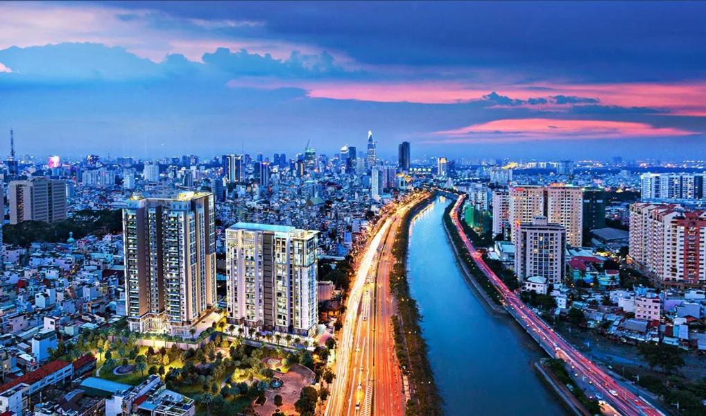 Lusso Suites - D1Mension & Zenity Residence, Sg'S Heart Ho Si Minh-város Kültér fotó
